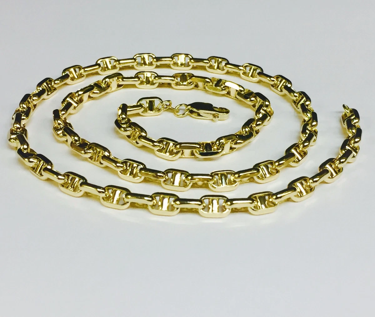 Anchor link gold chain deals
