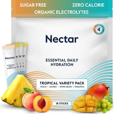 Nectar Hydration Packets - Electrolytes Powder Packets - Sugar Free & 0 Calorie