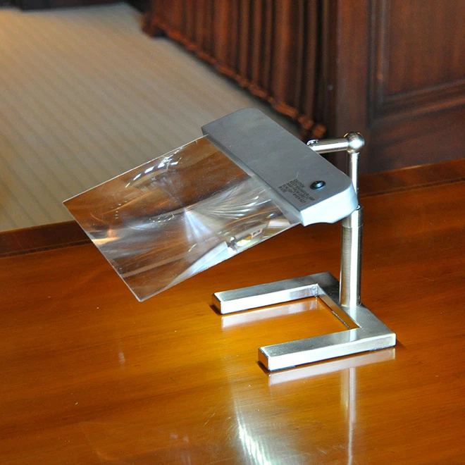 Daylight24 Full Page LED Lighted Cordless Desktop 3X Magnifier Hands Free