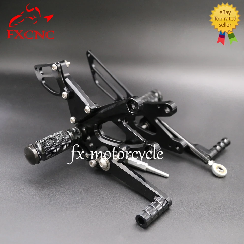 Juego de estriberas traseras CNC para Aprilia RSV4/Tuono V4 1100 2017-2025 Foto 4 de 4