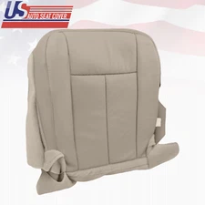 2007 2008 Ford Expedition XLT Driver Bottom Perforated Leather Seat Cover Gray