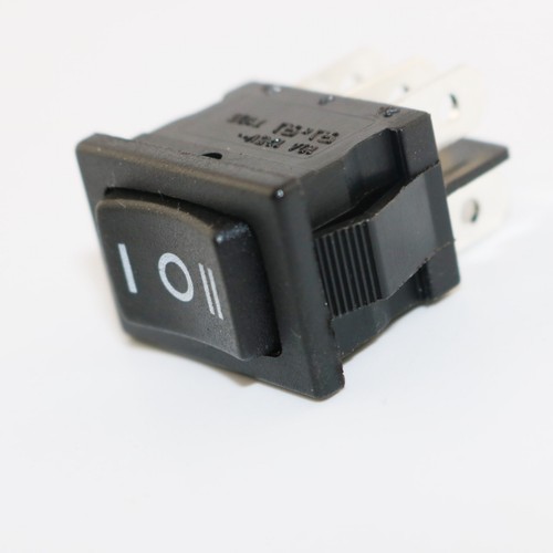 Black RLEIL Rocker Switch On-Off-On 6Pin 3 Position DPDT 10A/6A 125V/250V AC RL3 - 第 1/7 張圖片