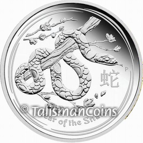 2013 Year SNAKE Australia Perth Mint Lunar $1 1 Oz Pure