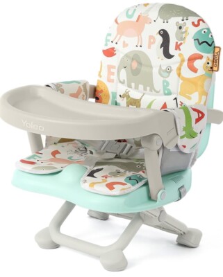 YOLEO Portable High Chair – Adjustable Booster Seat for Babies
