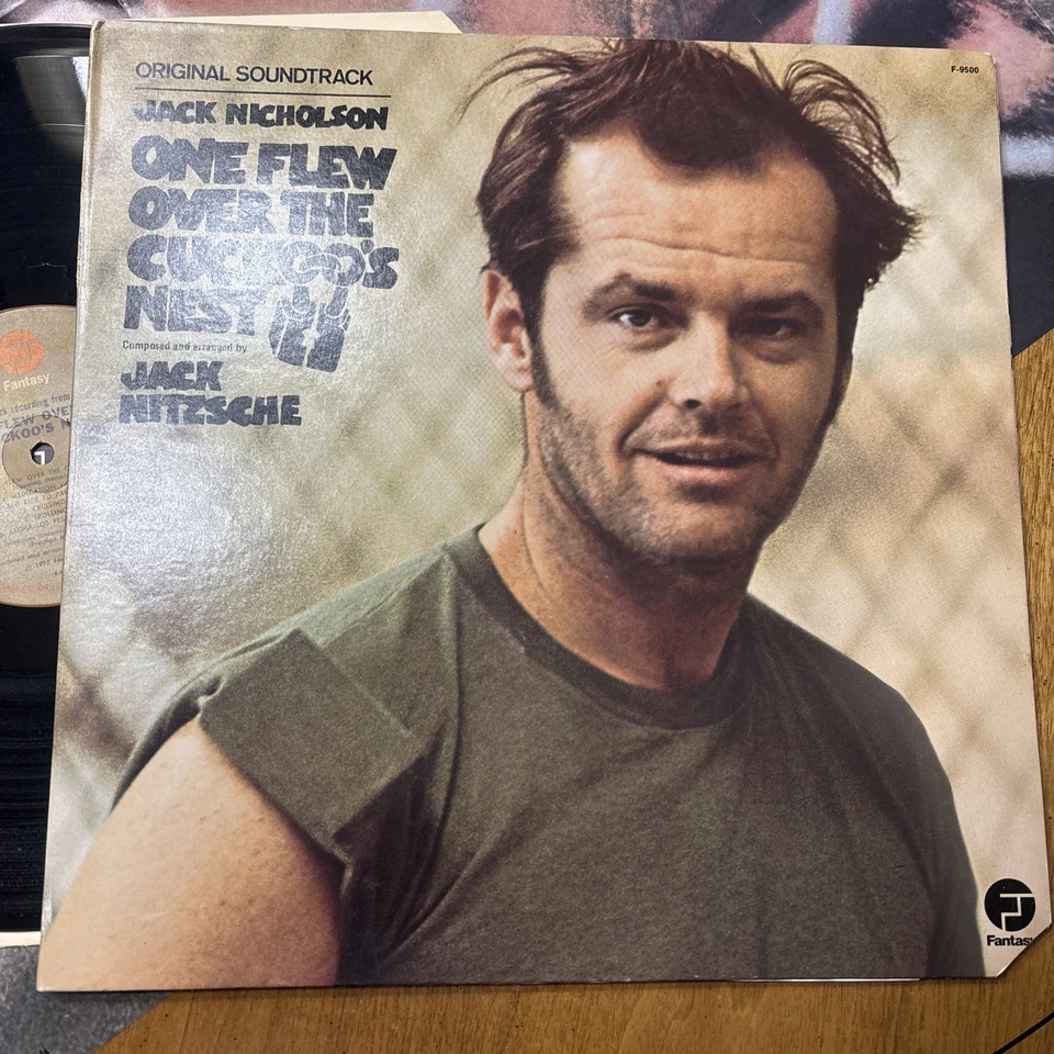 JACK NICHOLSON ONE FLEW OVER THE CUCKOO'S NEST SOUNDTRACK LP And Poster 1975 Foto 2 de 4