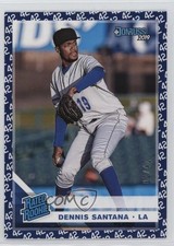 2019 Panini Donruss Rated Rookie 42 Tribute 2/42 Dennis Santana #37 14tz