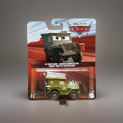 Disney Pixar Cars Metal Pit Crew Sarge | eBay