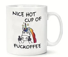 Nice Hot Cup Of F***offee, Funny Ceramic Coffee Mug