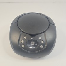 ONN CD Player Portable Boombox AM/FM Radio Lightweight Black