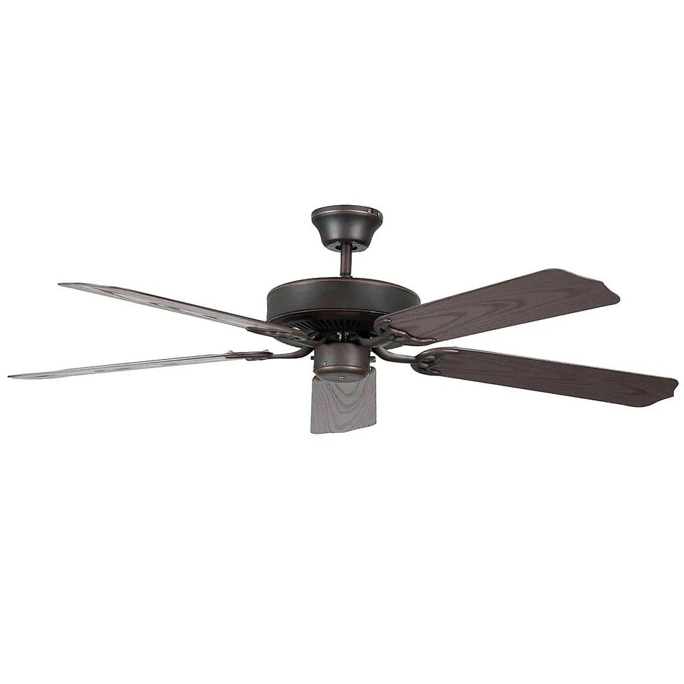 Concord 5-Set Fan Blades Oil Rubbed Bronze f/ Rosevelt 44" Outdoor Ceiling Fan - Image 3 of 4