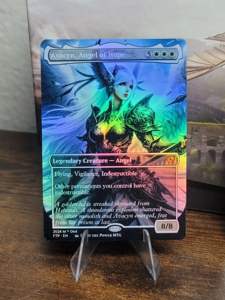Avacyn Angel Of Hope Foil Borderless Playtest Card MTG EDH - Image 2 of 3