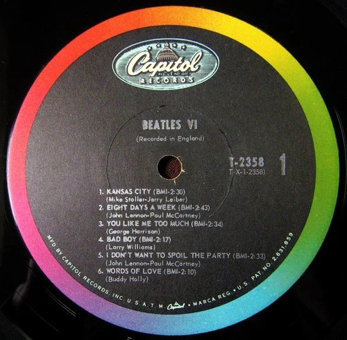 Beatles VI 1965 LP TOUGHEST MONO Hybrid 3 Plants First Pressing Jax Labels, NM!