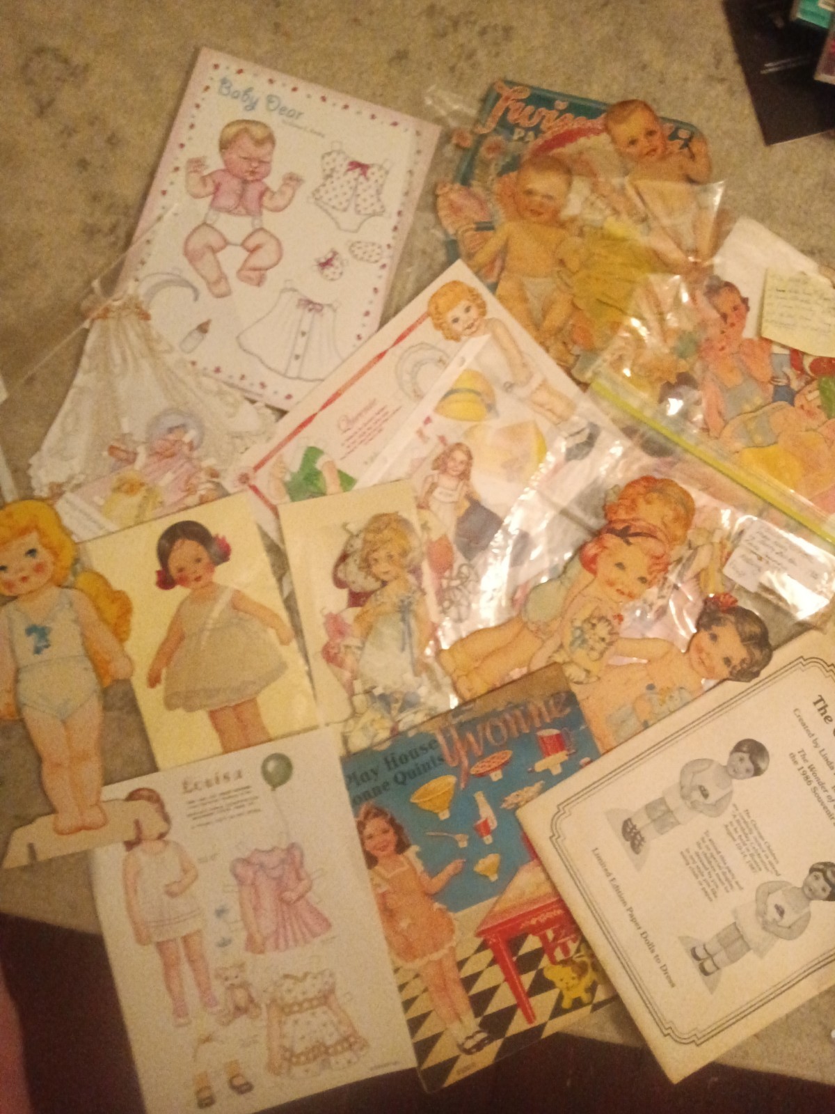 Babies- Mixed Lot Of New/Vintage Paper Dolls