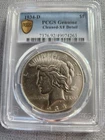 1934 D Peace Silver Dollar graded by PCGS Genuine Cleaned XF Detail