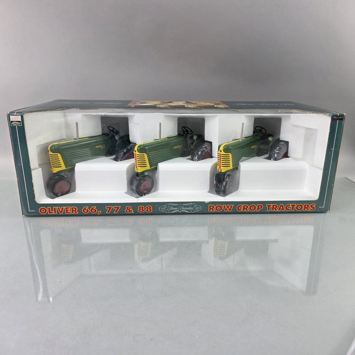 SpecCast 1/16 Oliver 66 77 & 88 Row Crop Tractors 3 Beauties Set