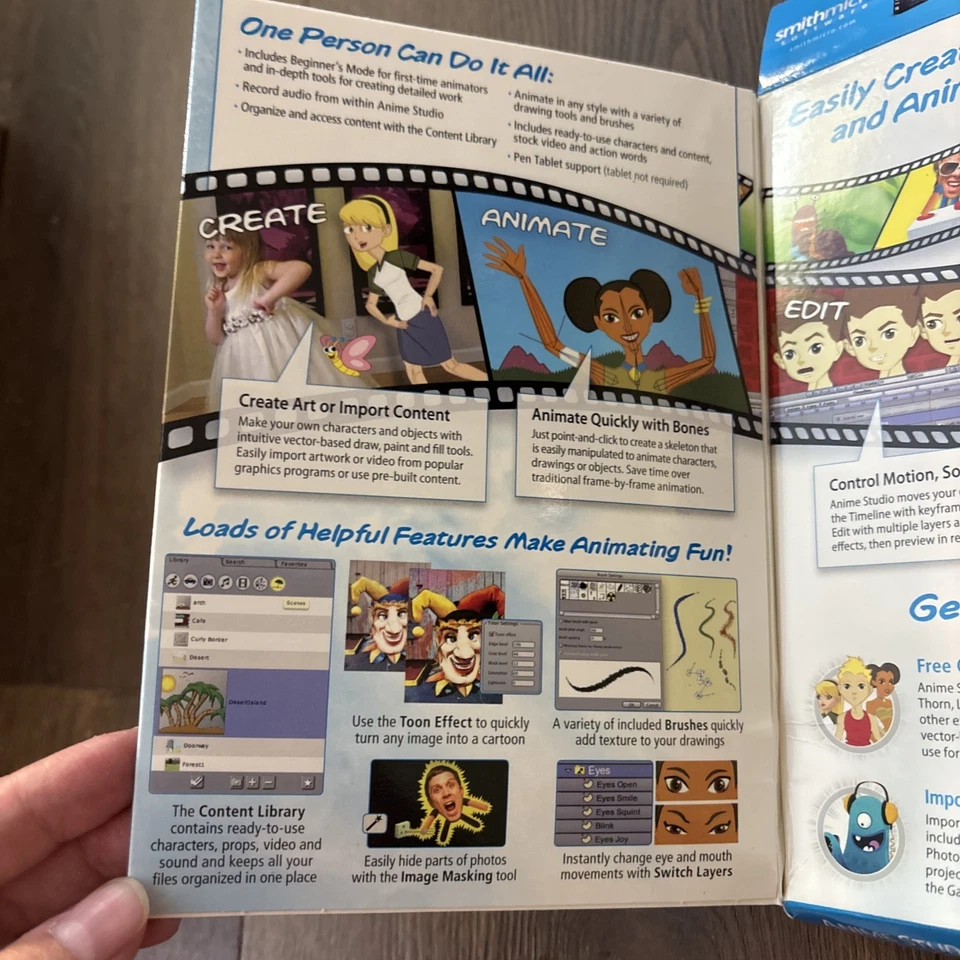 Smith Micro Anime Studio Debut 7 for PC, Mac - Image 2 of 4