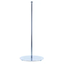 Ornate Silver Metal Rod Tree Topper Stand Display Stand 10 Inches (Taiwan)