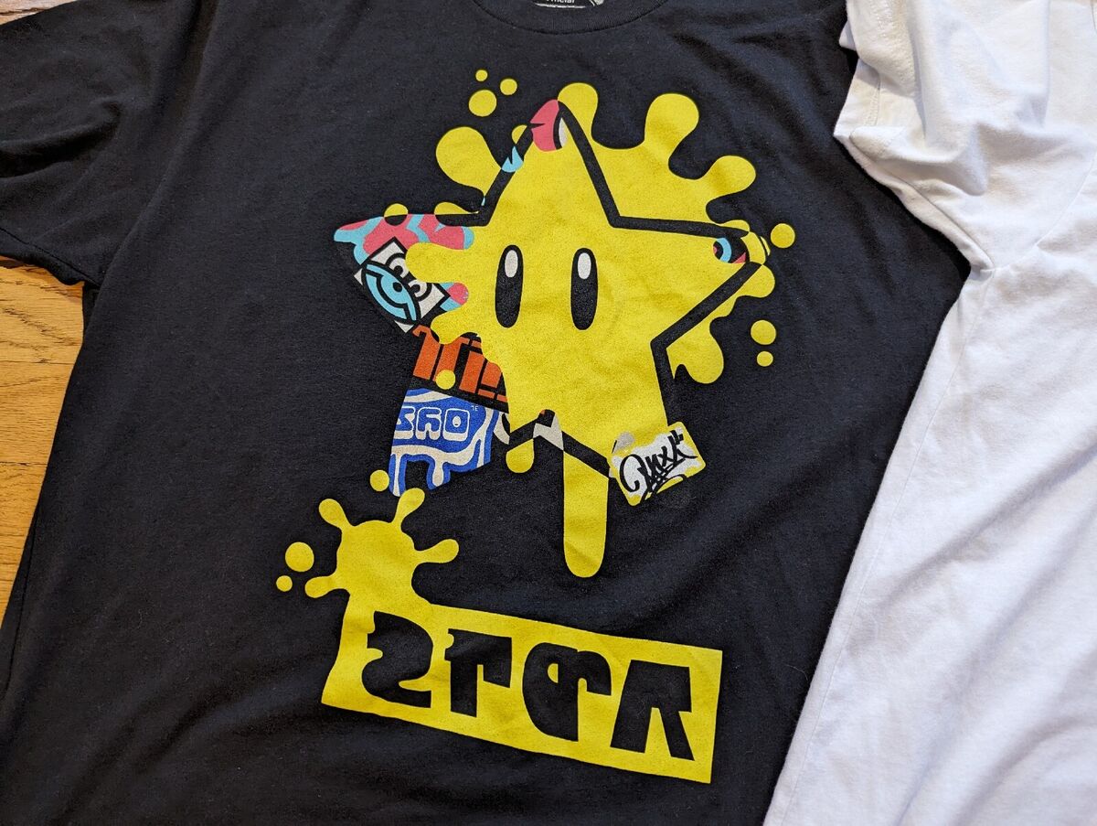 Splatoon 2 Super Mario 35th Anniversary Festival T-Shirts (2 Splatoon 2 Super Mario 35th Anniversary Festival T-Shirts (2