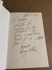 MAURY ALLEN SIGNED BASEBALL BOOK “AFTER THE MIRACLE” 1969 METS TO BUD HARRELSON