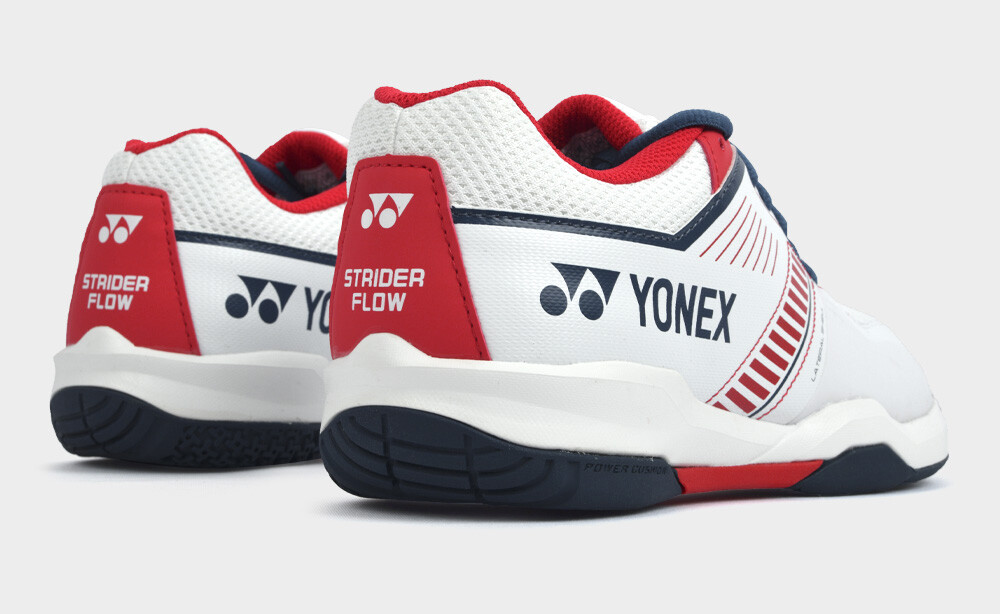 シューズ YONEX POWER CUSHION STRIDER FLOW WIDE Yonex Power Cushion Strider Flow WIDE White Red Shoes