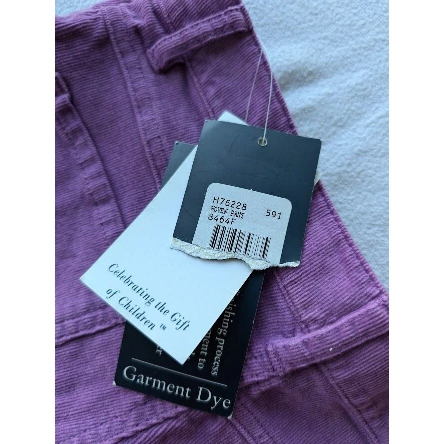 Pantalones Hartstrings Pana Tejidos Niña Talla 12 Púrpura H76228 Escuela Retro NUEVO Foto 4 de 4
