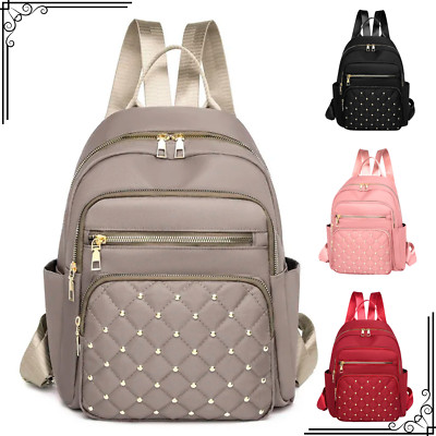 Fashion Shoulder Bag Khaki Casual Daily Handbag Office Business Pack Rucksack