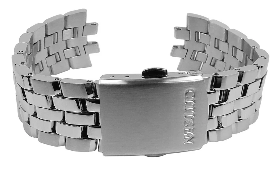 Citizen Eco-Drive Cinturino 21mm Acciaio Inox Color Argento BM7250 BM7251 - Immagine 2 di 4