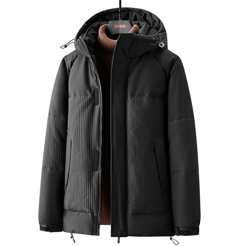 Men's Warm Winter Cotton Down Jacket Fashion Jacket Casual Coat