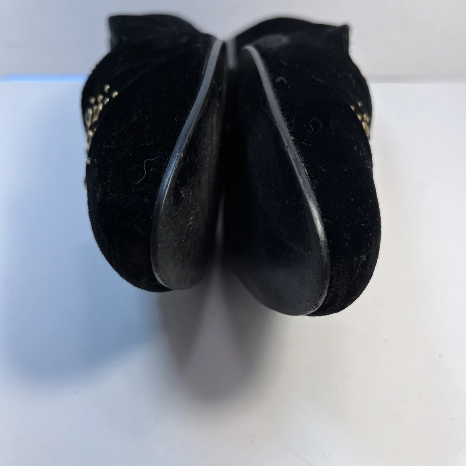 Night Life By Life Stride Terciopelo Negro Ballet Pisos Joyas Hada Capricho 7.5 Foto 4 de 4