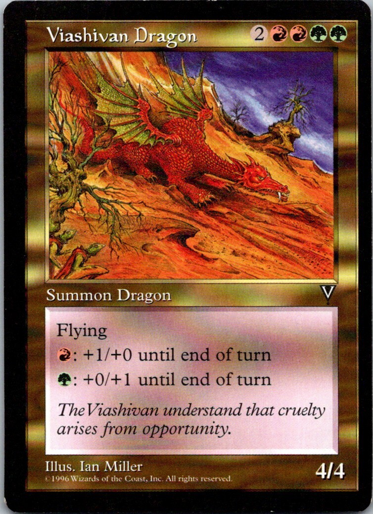 1997 Visions Viashivan Dragon Expansion/Rare #140
