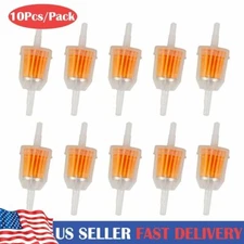10/20/30Pcs Motor Inline Gas Oil Fuel Filter Small Engine For 1/4'' 5/16" Line