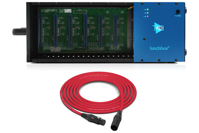 API Audio 6 Slot High Current Lunchbox | 500-Series Chassis | Pro