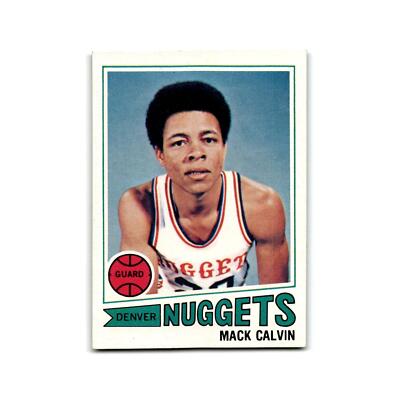 Mack Calvin Nuggets 1977 Topps