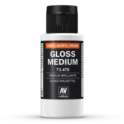 Vallejo 73470 Vynil-Acryl Resin - Gloss Medium - 60 Ml