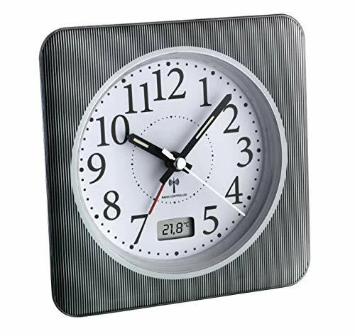 Moderne Wecker mit Temperaturanzeige