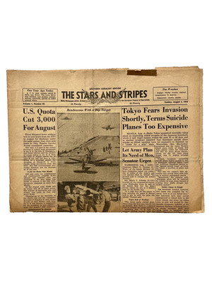 STARS & STRIPES newspaper (15) 1945-46 + THE GO DEVIL, 60th I.D. one issue, 1946