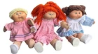 Cabbage Patch Kids Lot Of 3 Dolls Signed Xavier Roberts Dresses With Yarn Hair