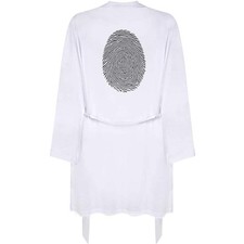 'Fingerprint' Adult Dressing Robe / Gown RO051140