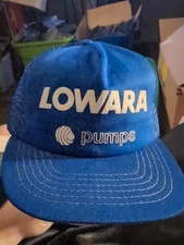 Snapback Hat Trucker Cap Vintage Lowara Pumps Mesh White