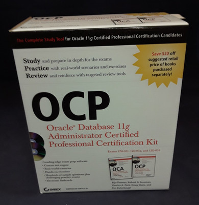 OCP Oracle Database Administrator Certified Professional Certification Kit250929