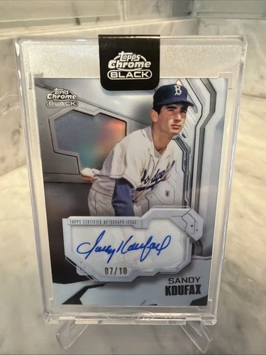 2026 Topps Chrome Black Sandy Koufax Ivory Autographs (RAW)