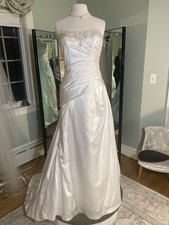 Vintage Maggie Sottero Satin Wedding Gown Size 14