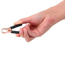 2pc Battery Clips Alligator Test Clamps Lead Black & Red Heavy Duty 50 Amp