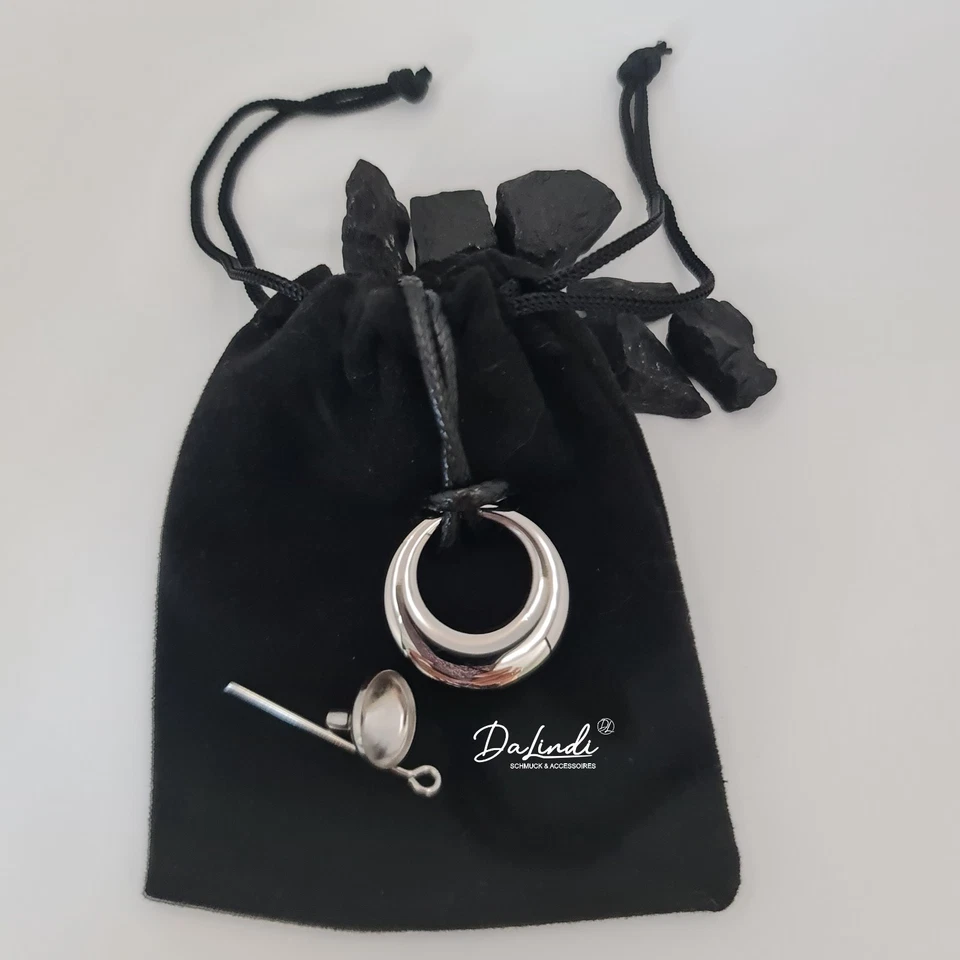 Memorial Kette Ascheanhänger Urne Feuerbestattung Halskette "Kreis des Lebens" - Bild 4 von 4