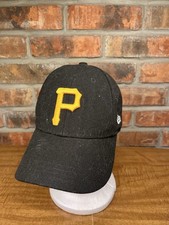 New Era Youth Pittsburgh Pirates 9forty Strapback Black Embroidered Logo Hat