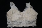 Altar’d State Intimates Ivory Lace Bralette Women’s S/M Boho Floral Stretch Bra — photo 5