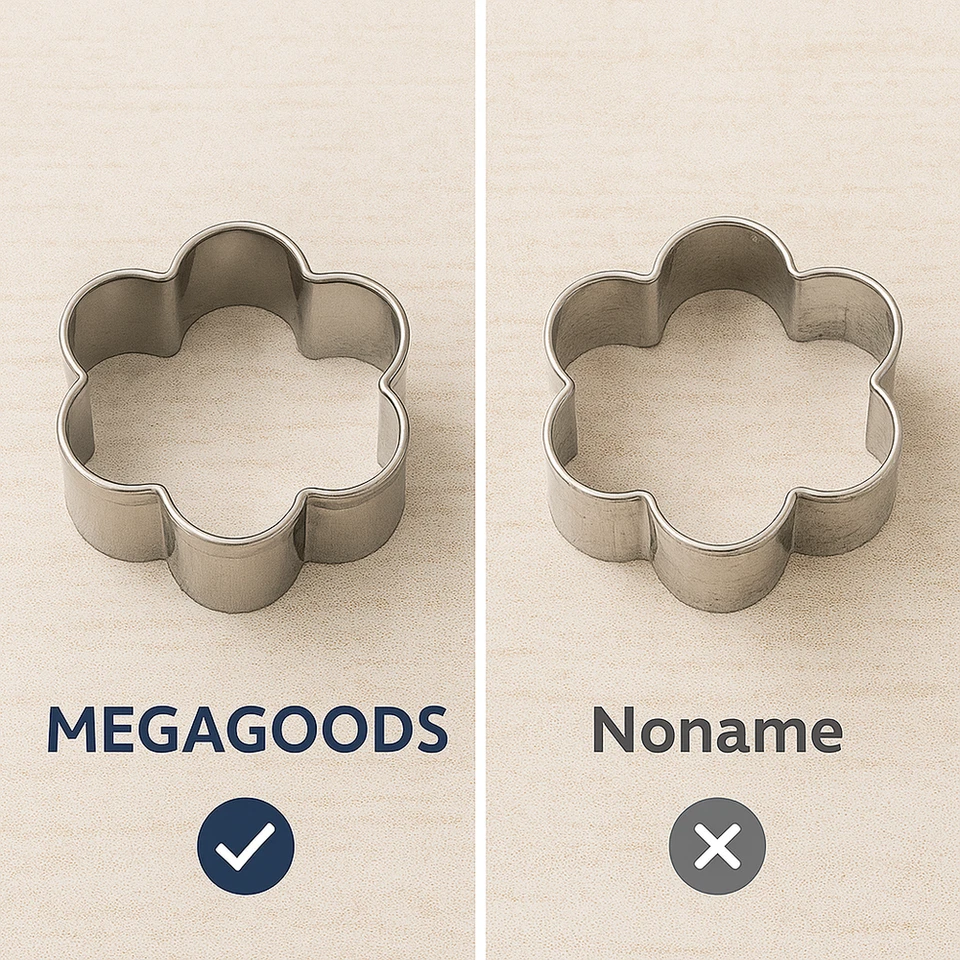 30-tlg. Mini-Ausstechformen Set Edelstahl Box Plätzchen Fondant DE. - Bild 4 von 4