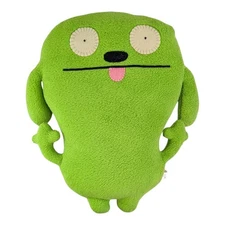 Uglydoll Groody Green Monster Plush Stuffed Animal 12" Small Hole 