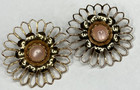 Vintage Sarah Coventry "Pink Passion" (1958) Brooch & Earrings Set — photo 4