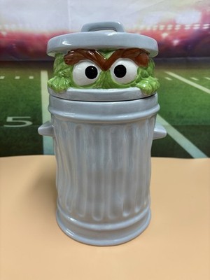 Vintage Style OSCAR THE GROUCH COOKIE JAR Sesame Street 11-inch